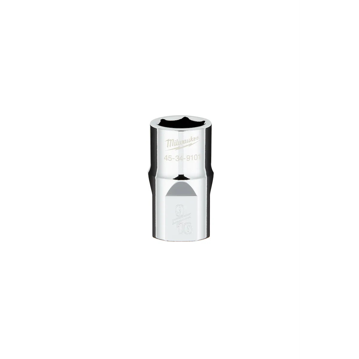 Milwaukee Tool 1/2" Drive SAE 6-Point Sockets with FOUR FLAT Sides 45-34-9101