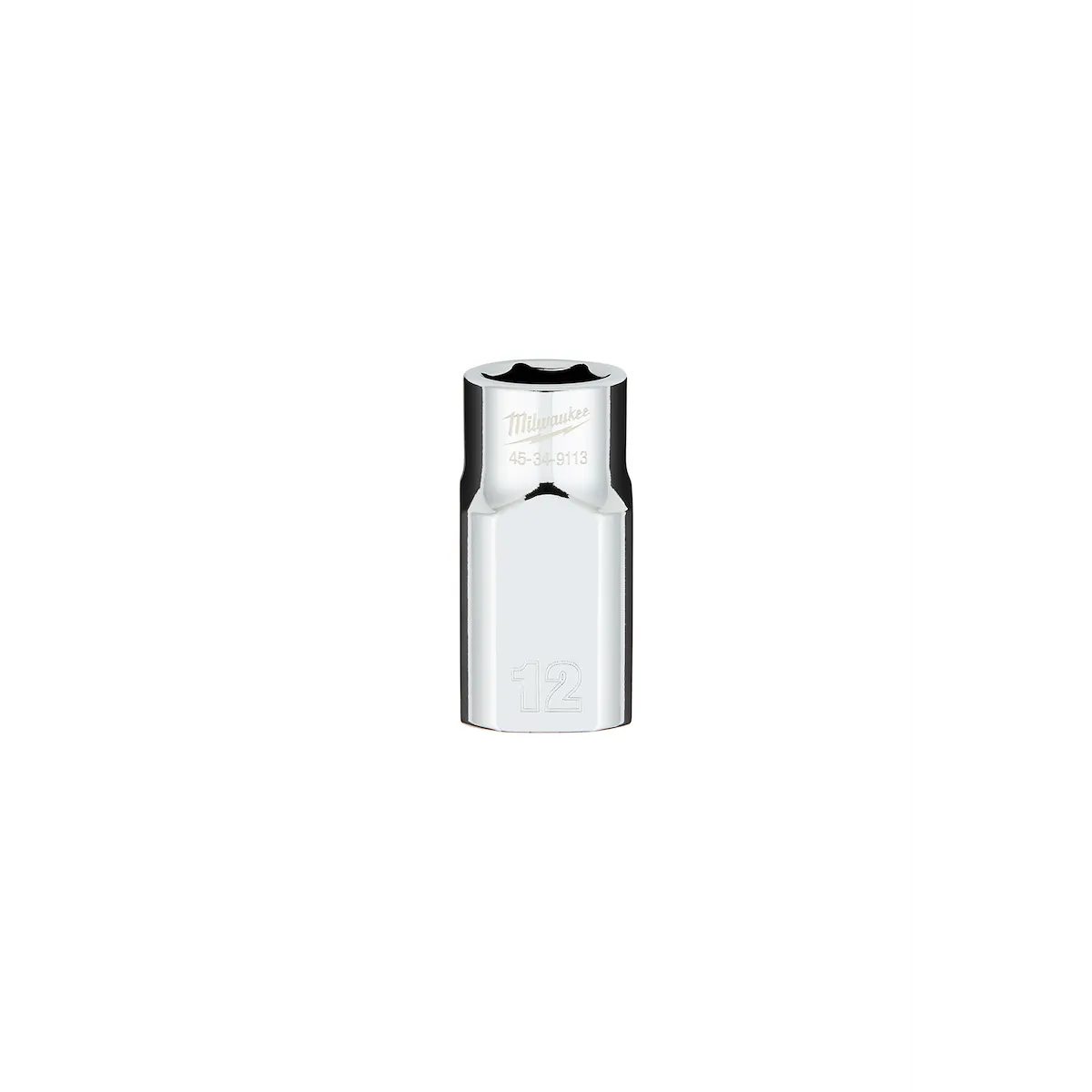 Milwaukee Tool 1/2" Drive Metric 6-Point Sockets with FOUR FLAT Sides 45-34-9113