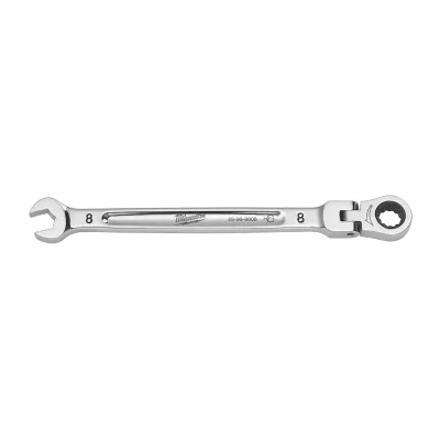 Milwaukee Tool Metric Flex Head Ratcheting Combination Wrench 45-96-9608