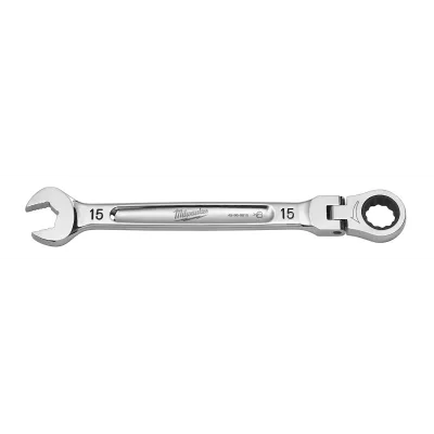 Milwaukee Tool Metric Flex Head Ratcheting Combination Wrench 45-96-9615