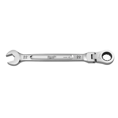 Milwaukee Tool Metric Flex Head Ratcheting Combination Wrench 45-96-9622