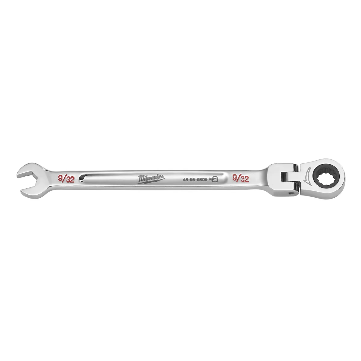 Milwaukee Tool SAE Flex Head Ratcheting Combination Wrench 45-96-9809