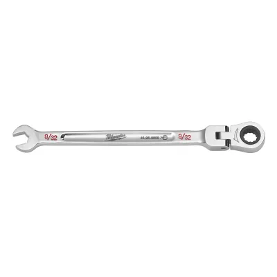 Milwaukee Tool SAE Flex Head Ratcheting Combination Wrench 45-96-9809