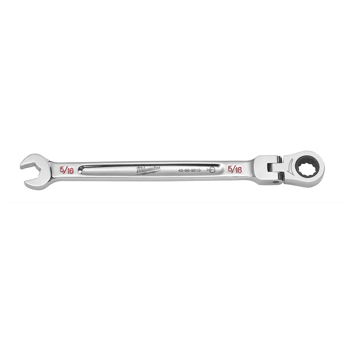 Milwaukee Tool SAE Flex Head Ratcheting Combination Wrench 45-96-9810