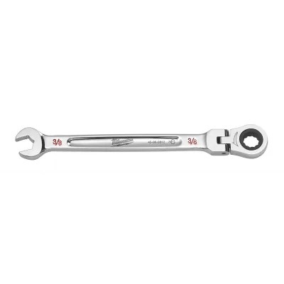 Milwaukee Tool SAE Flex Head Ratcheting Combination Wrench 45-96-9812