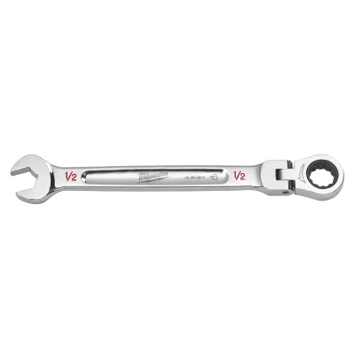 Milwaukee Tool SAE Flex Head Ratcheting Combination Wrench 45-96-9814