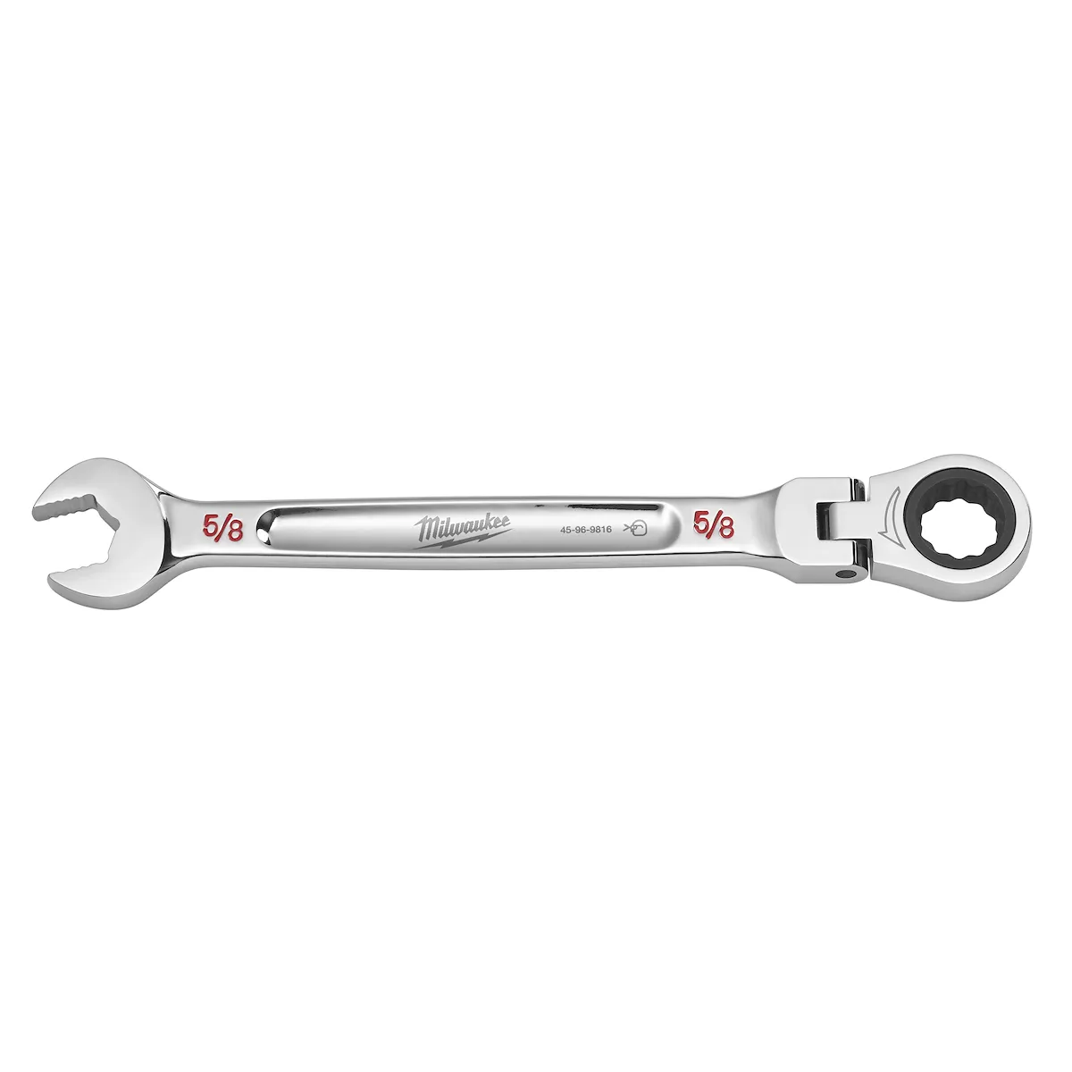 Milwaukee Tool SAE Flex Head Ratcheting Combination Wrench 45-96-9816