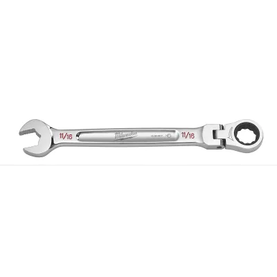 Milwaukee Tool SAE Flex Head Ratcheting Combination Wrench 45-96-9817