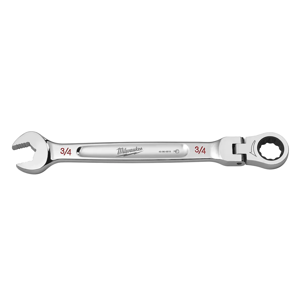 Milwaukee Tool SAE Flex Head Ratcheting Combination Wrench 45-96-9818