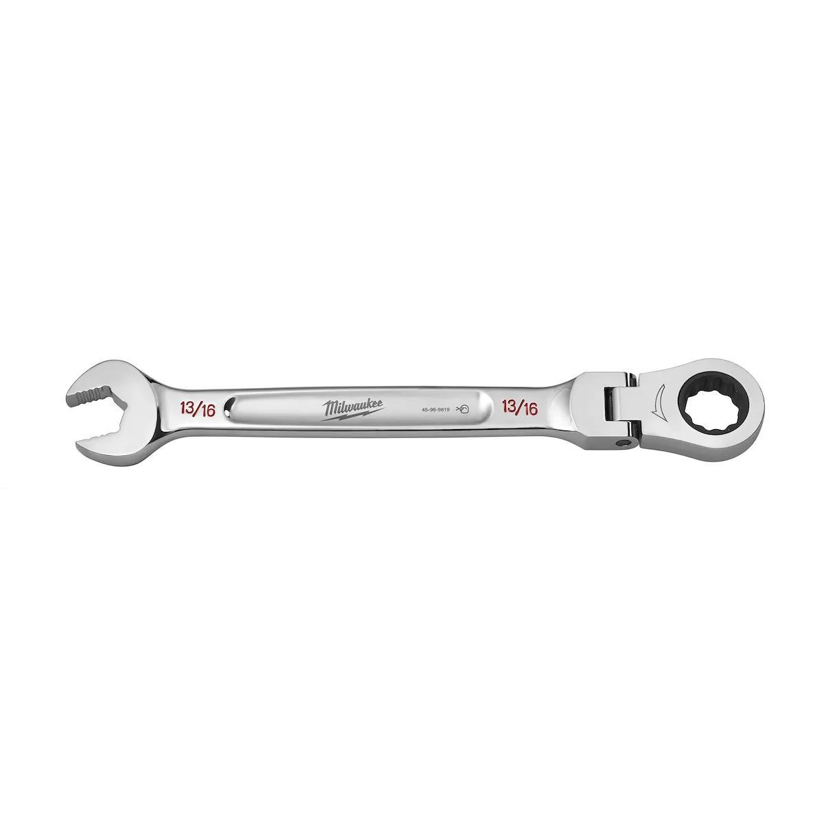 Milwaukee Tool SAE Flex Head Ratcheting Combination Wrench 45-96-9819