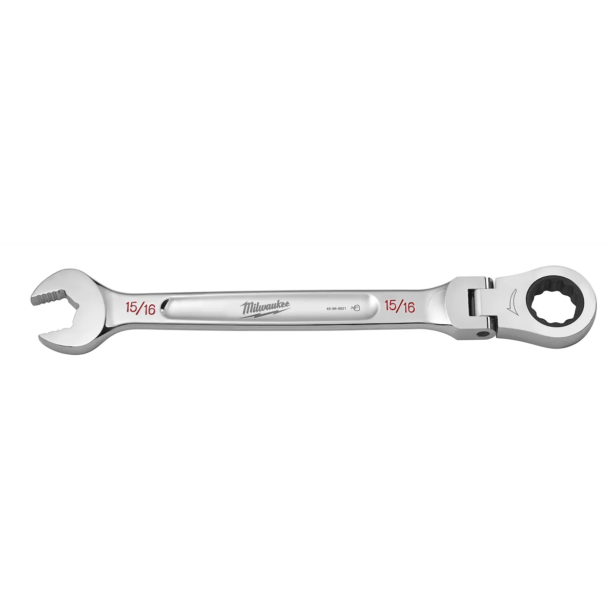 Milwaukee Tool SAE Flex Head Ratcheting Combination Wrench 45-96-9821