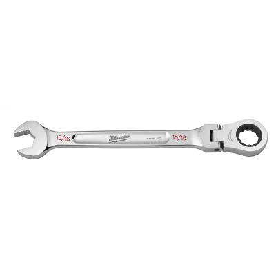 Milwaukee Tool SAE Flex Head Ratcheting Combination Wrench 45-96-9821