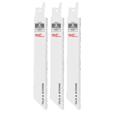 6" Carbide Grit SAWZALL® Blade (3 Pk)