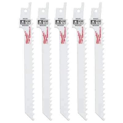 6" 4/6 TPI SAWZALL® Blades (5 Pk)
