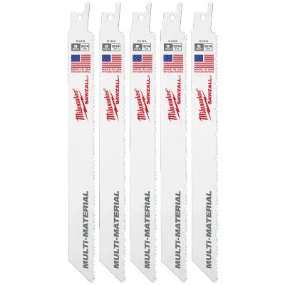 8" 10/14 TPI SAWZALL® Blades (5 Pk)