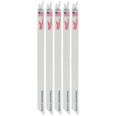 12" 10/14 TPI SAWZALL® Blades (5 Pk)