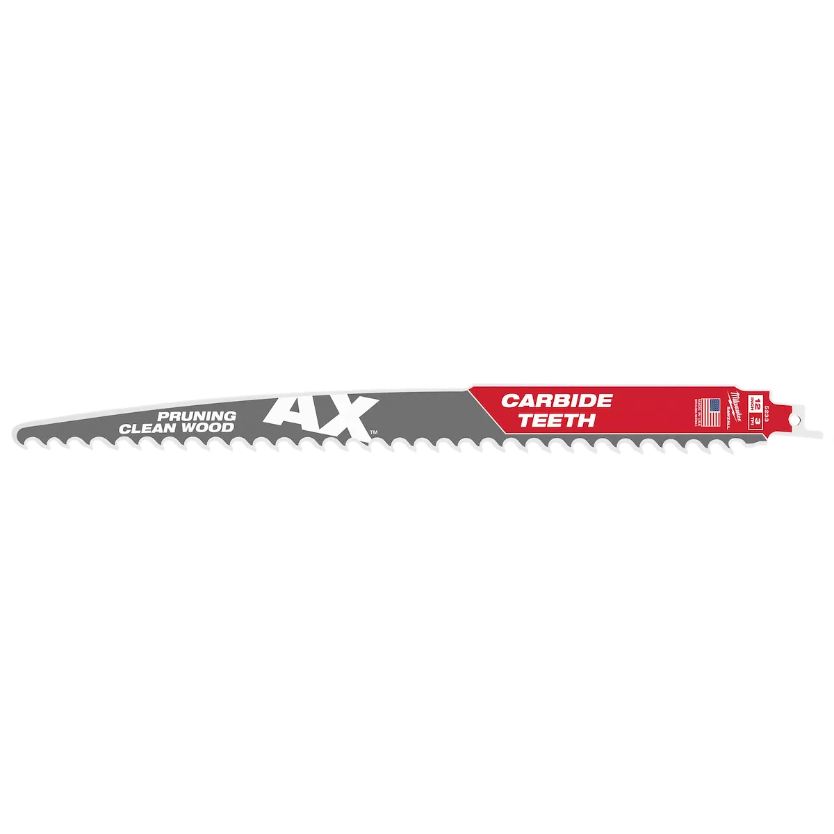 (1PK) 12" 3 TPI AX™ w/ Carbide Teeth SAWZALL® Blade