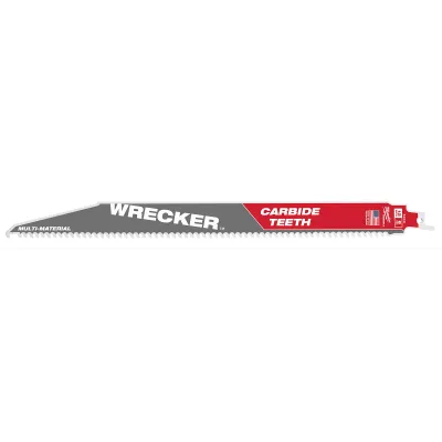 (1PK) 12" 6 TPI WRECKER™ w/ Carbide Teeth SAWZALL® Blade
