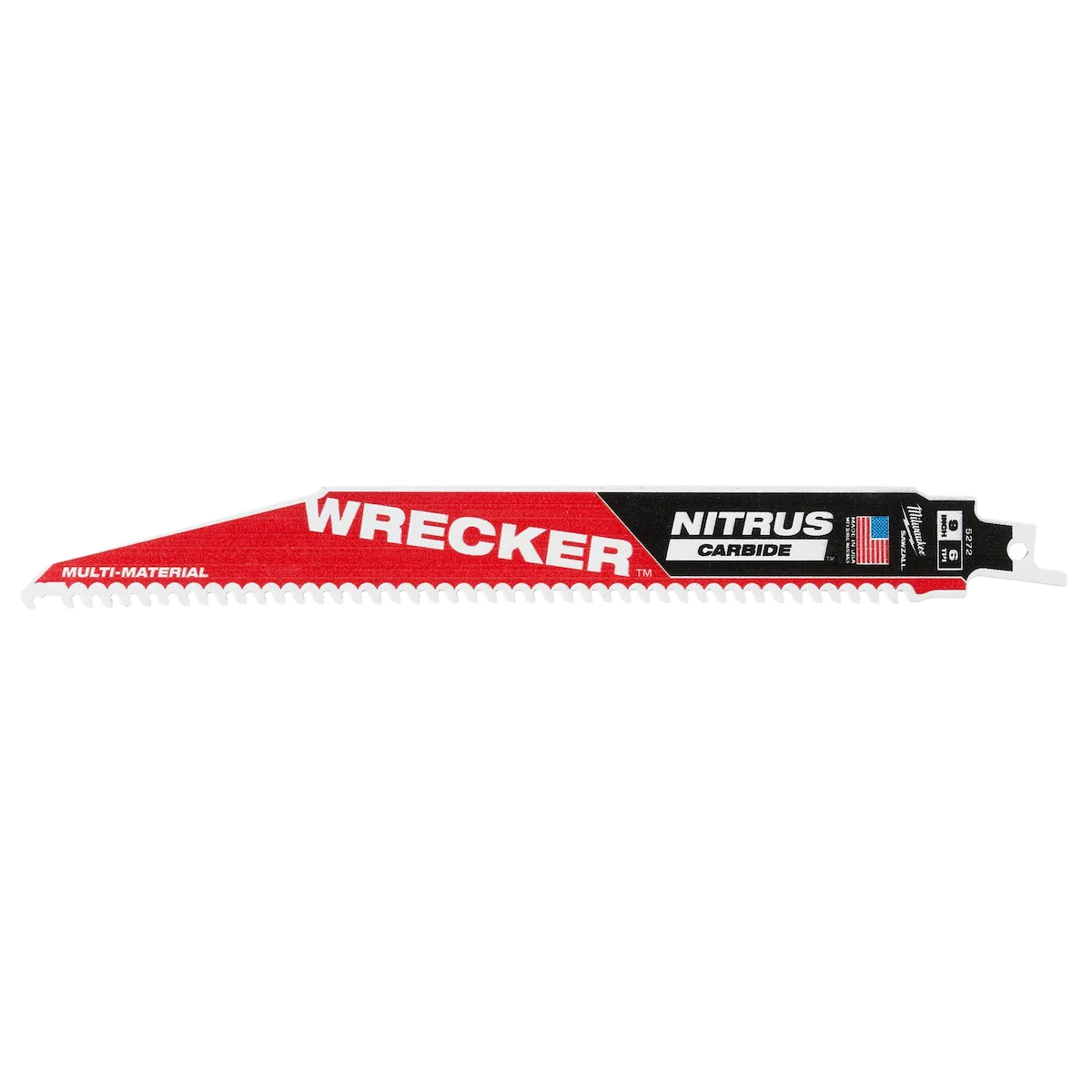 (1PK) 9" Wrecker™ w/ Nitrus Carbide™ Sawzall® Blade