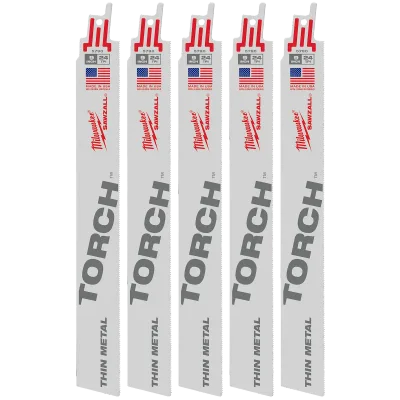 9" 24 TPI the Torch™ SAWZALL® Blades (5 Pk)