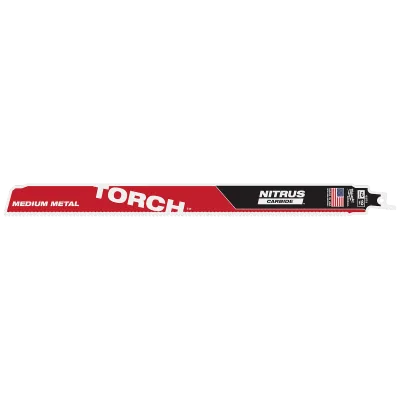 (1PK) 12" 10TPI the TORCH™ with NITRUS CARBIDE™ Teeth for Medium Metal