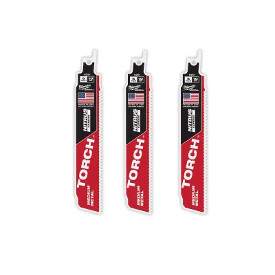 (3PK) 6" 10TPI the TORCH™ with NITRUS CARBIDE™ Teeth for Medium Metal