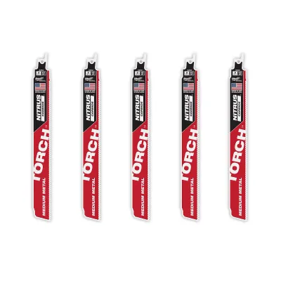 (5PK) 9" 10TPI the TORCH™ with NITRUS CARBIDE™ Teeth for Medium Metal