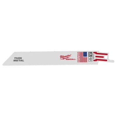 6" 24 TPI Thin Kerf SAWZALL® Blades (25 Pk)