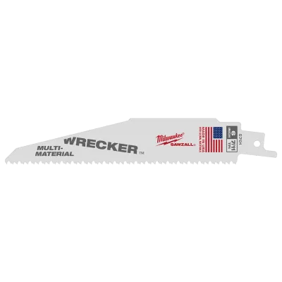 Milwaukee WRECKER™ Multi-Material SAWZALL® Blade 6" 7/11 TPI 25PK