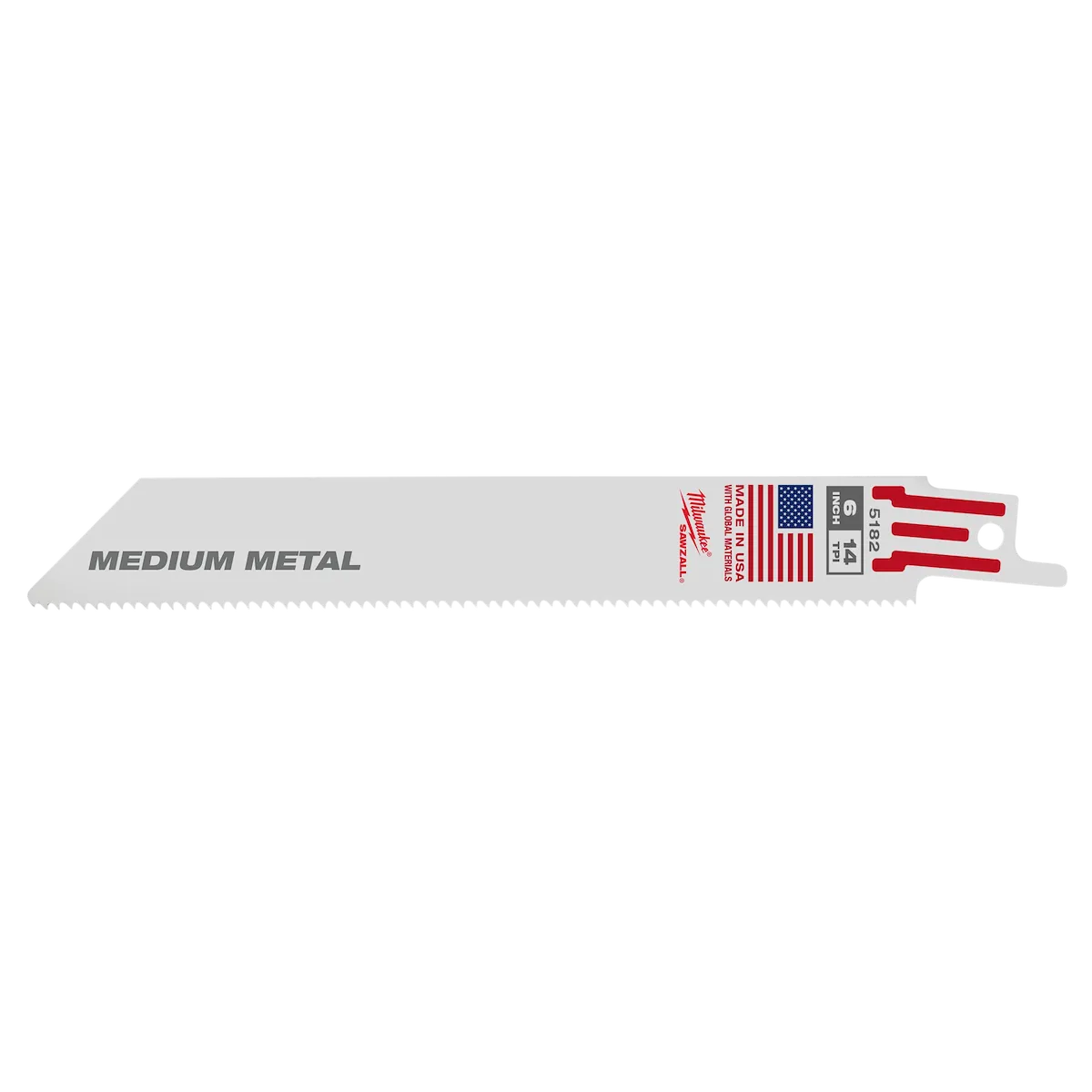 6" 14 TPI Thin Kerf SAWZALL® Blades (10 Pk Bulk)