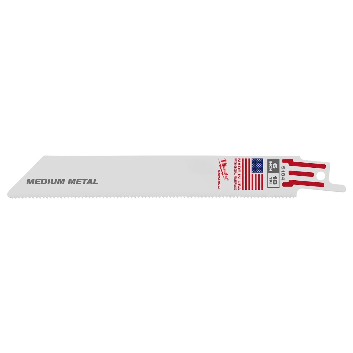 6" 18 TPI Thin Kerf SAWZALL® Blades (10 Pk Bulk)
