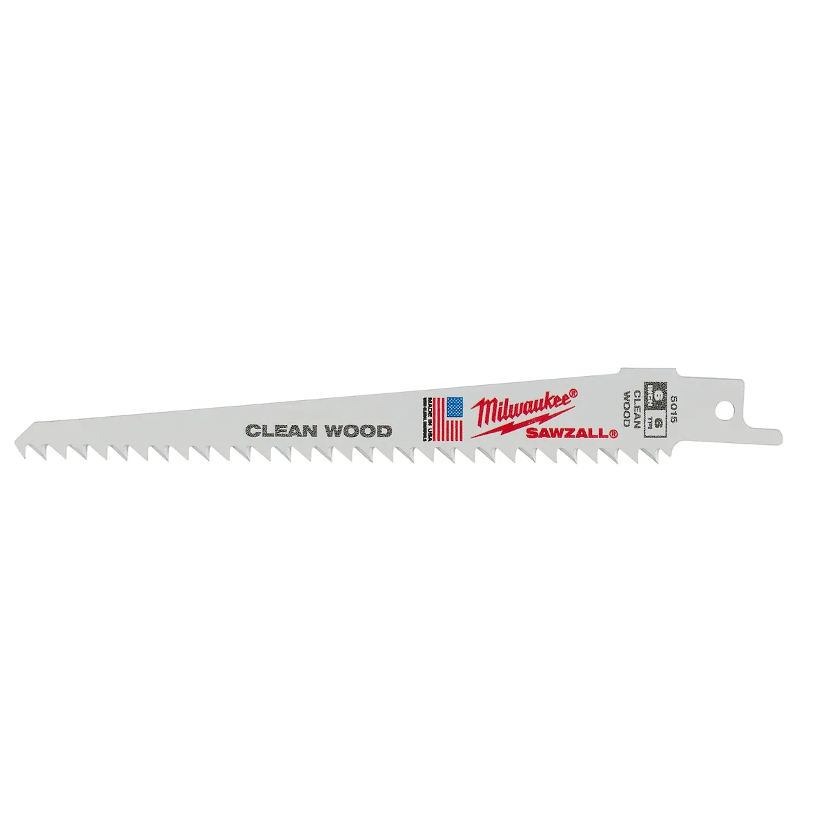6" 6 TPI Fleam Ground SAWZALL® Blades (Bulk - 100 Pk)