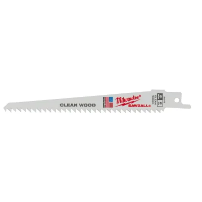 6" 6 TPI Fleam Ground SAWZALL® Blades (Bulk - 100 Pk)