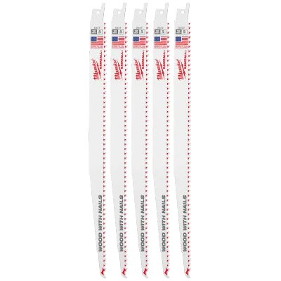 12" 5 TPI Sawzall® Blades (100 Pk)