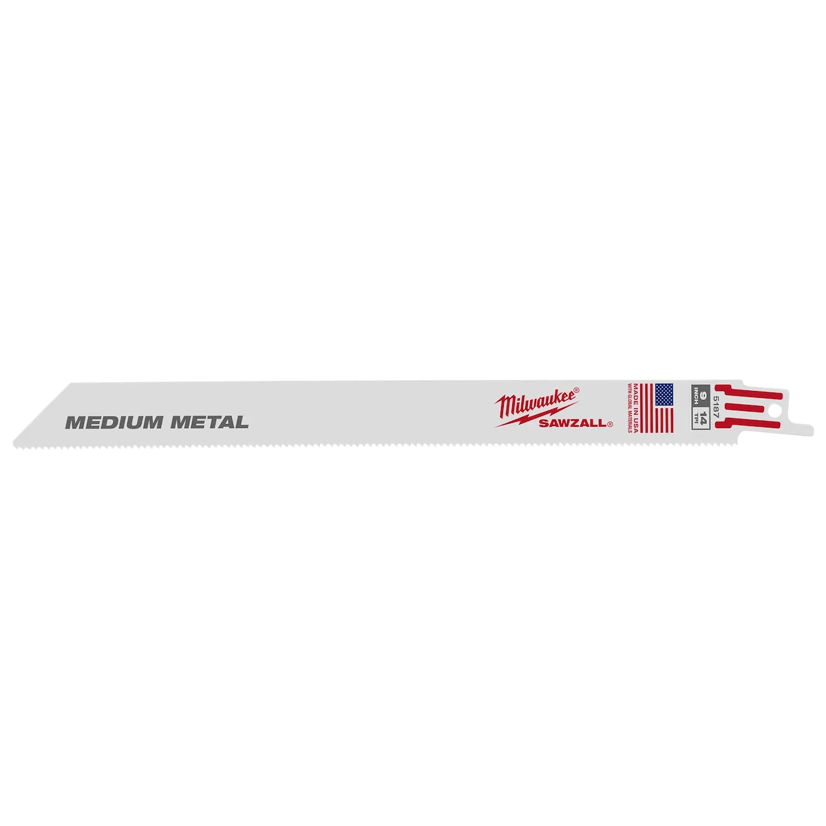 9" 14 TPI Thin Kerf SAWZALL® Blades (Bulk - 100 Pk)