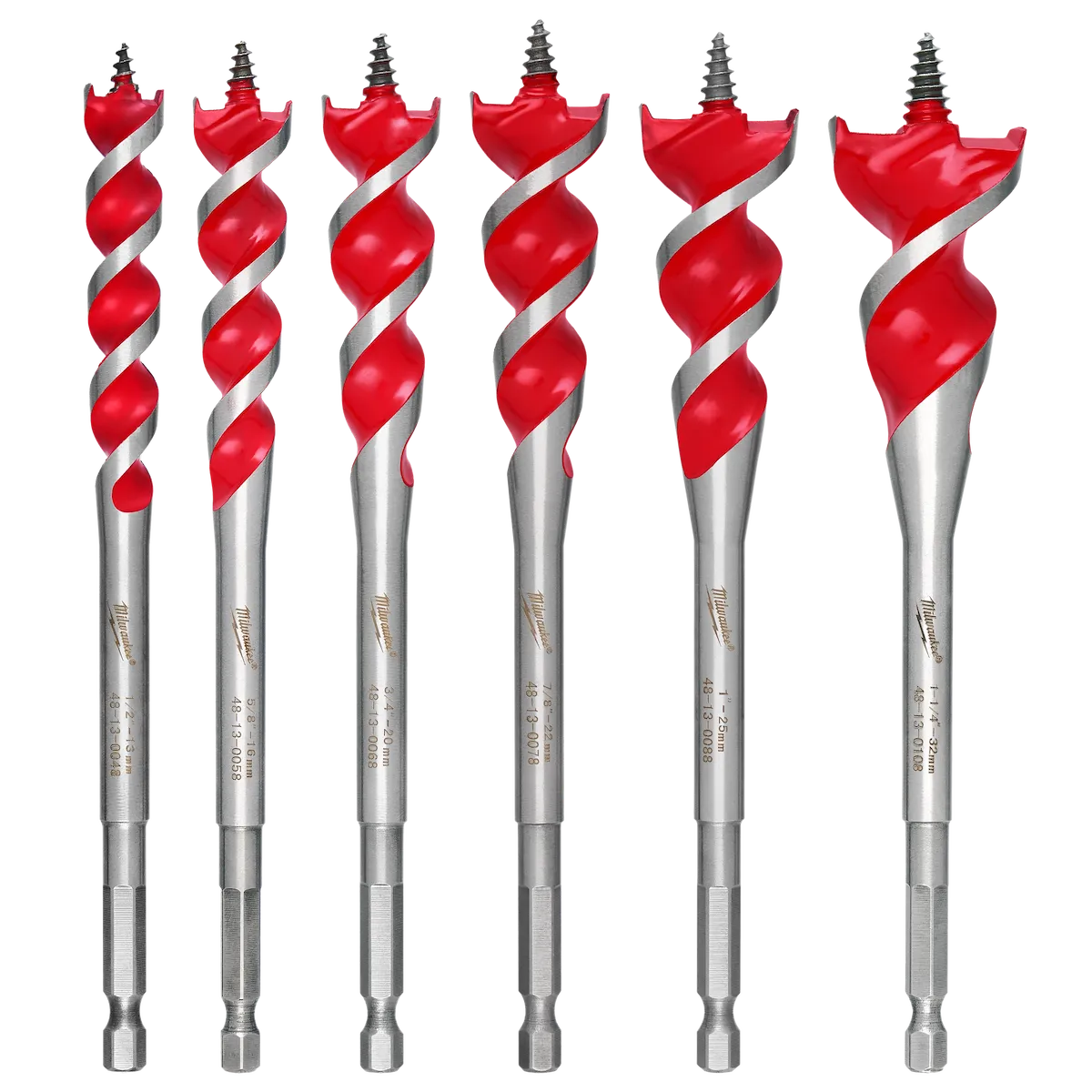6-1/2" SPEED FEED™ Wood Bit Set (6 PC)