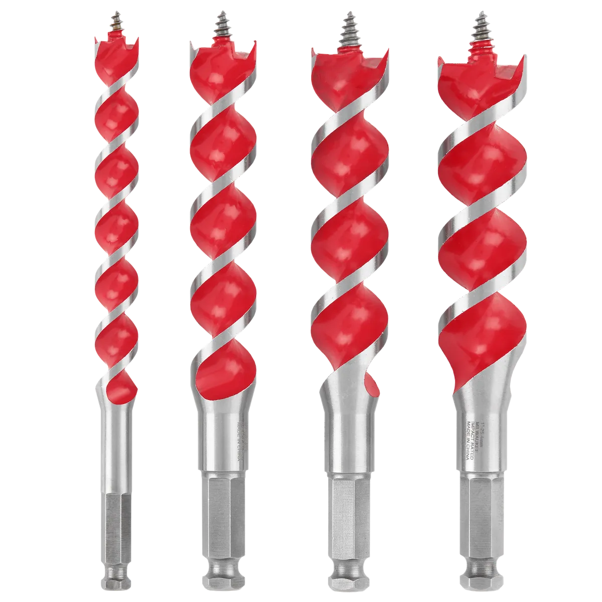 Spur Auger Bit 6-1/2" Set - 4PC