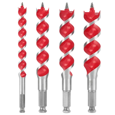 Spur Auger Bit 6-1/2" Set - 4PC