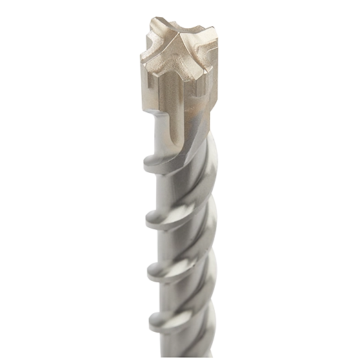 7/8" X 10" X 12" MX4™ 4-Cutter SDS Plus Rotary Hammer Drill Bits