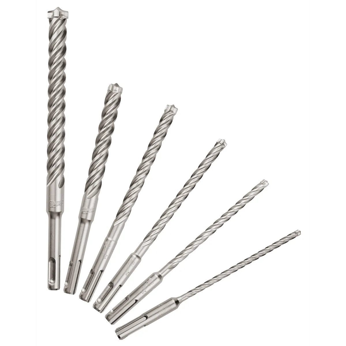 (6PC) KIT MX4™ 4-Cutter SDS Plus Rotary Hammer Drill Bits