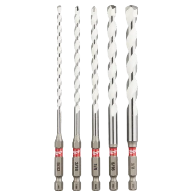(5PC) SHOCKWAVE Impact Duty™ Carbide Multi-Material Drill Bit Set