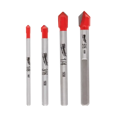4PC Ceramic Tile & Glass Bit Set