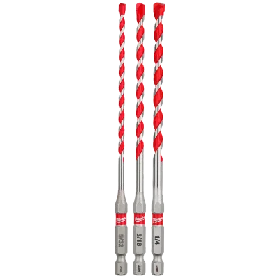 (3PC) SHOCKWAVE Impact Duty™ Carbide Hammer Drill Bit Set