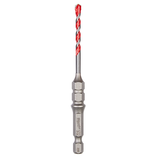 5/32" x 2" x 4" SHOCKWAVE Impact Duty™ Carbide Hammer Drill Bit w/ Hex Collar