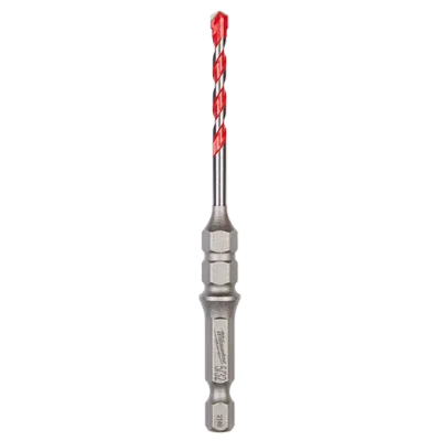 5/32" x 2" x 4" SHOCKWAVE Impact Duty™ Carbide Hammer Drill Bit w/ Hex Collar