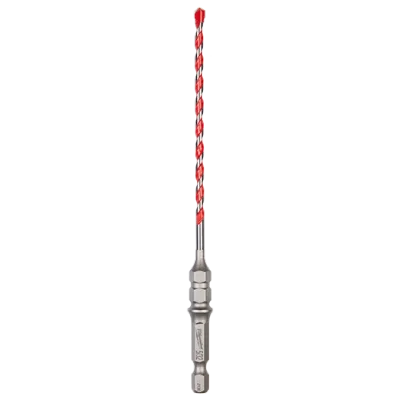 5/32" x 4" x 6" SHOCKWAVE Impact Duty™ Carbide Hammer Drill Bit w/ Hex Collar