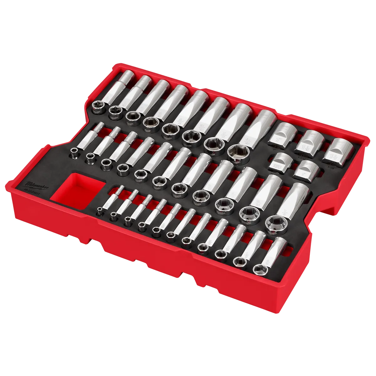 65 pc. 1/4”, 3/8”, & 1/2” Drive SAE Socket Set