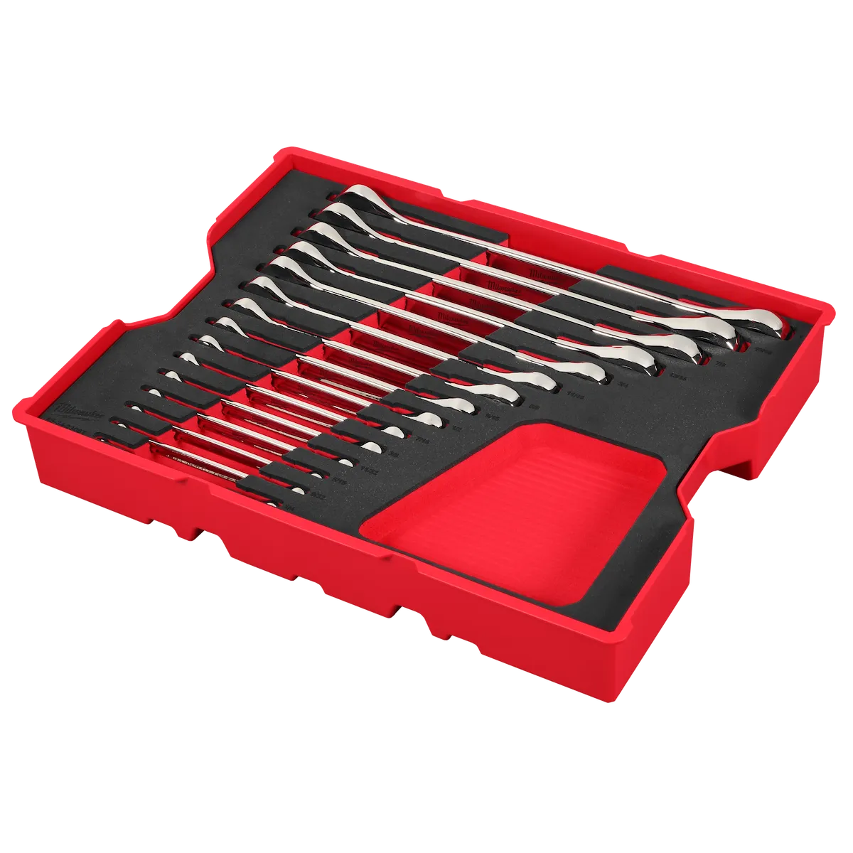 15PC. SAE Ratcheting Combination Wrench Set