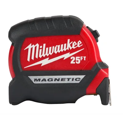 25' Compact Wide Blade Magnetic Tape Measure