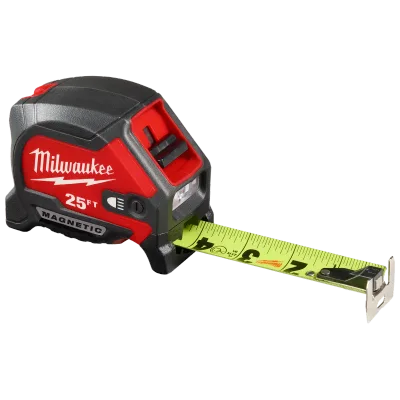 25FT Magnetic Tape Measure w/Rechargeable 100L Light